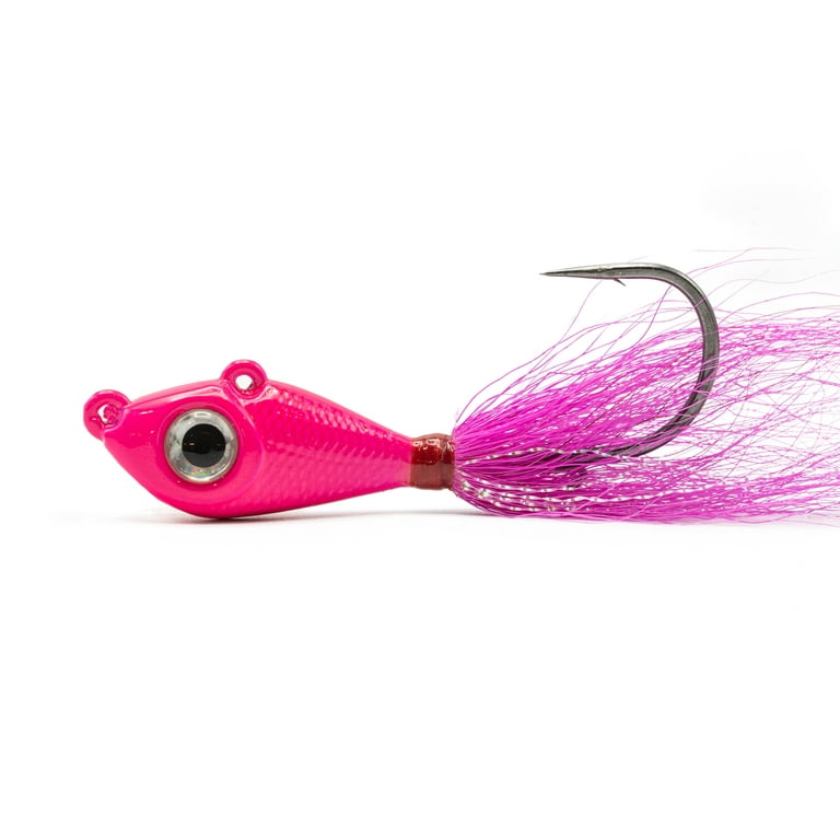 Mustad Bigeye Bucktail Jig 2 Oz. Fishing Lure - Pink 