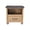Hickory/Washed Coal, variant on International Concepts Solid Wood 1-Drawer Nightstand, Unfinished Hardwood Bedside Table with Open Shelf