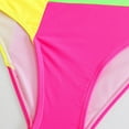 thumbnail image 6 of Kiijoy Girls Color Block Bikini Swimsuit Square Neck Quick Drying Swimwear Set, Sizes 12-16, 6 of 6