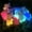 multicolor, variant on Viflosae Party Favors 12 Of Party Decorations Will Up When Exposed To Water Induction Floating Water LED Candle Lights Flashing Electronic Small Candles Party Decorations