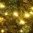 thumbnail image 5 of Yaheetech 7.5ft Pre-lit Artificial Christmas Tree with Stand, Green, 5 of 7