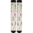 thumbnail image 7 of FREEAMG Roses and Butterflies Compression Socks for Women&Men Circulation-Best Support for Nurses,Running,Athletic-1 Pairs, 7 of 7