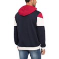 thumbnail image 2 of Men's Hoodies Sweatshirt with Kangaroo Pocket Novelty Color Block Pullover Long Sleeve Drawstring Hooded Tops, 2 of 5