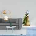 thumbnail image 2 of Escultura de metal con forma de bola de cristal, adorno de estatua para pasillo, chimenea, dormitorio, sala de estar, oficina, , animal, escr, 2 of 8