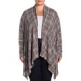 thumbnail image 1 of Bobeau Collection Long Sleeve Knit Sweater Cardigan Berry Plaid Size M $180, 1 of 1