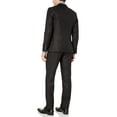 thumbnail image 7 of Adam Baker Mens V0177 Slim Fit 3-Piece Suit Set - Black - 50R, 7 of 7