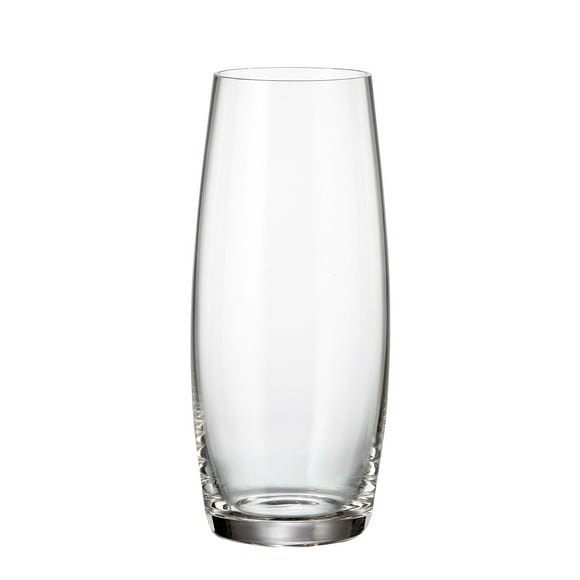 Juego De 6 Vasos De Vidrio Soplado 270 Ml. Crystalite Bohemia Pavo
