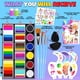 thumbnail image 3 of Kit Profesional para Pintura Facial Drawdart con Plantillas y Libro, 3 of 8