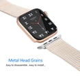thumbnail image 2 of FIEWESEY Compatible with Apple Watch Band 38mm 40mm 41mm Adjustable Stainless Steel Strap, Metal Stainless Steel Watch Band for iWatch Series SE/9/8/7//6/5/4/3/2/1 (Silver+Rose Gold), 2 of 6