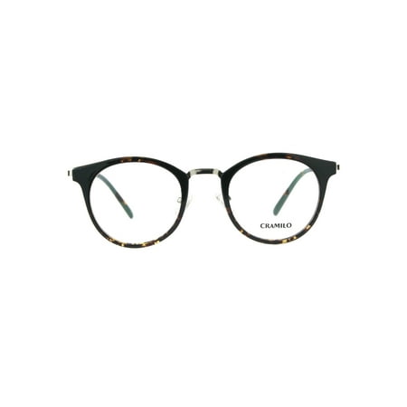 Premium Optical Quality Round Horned Rim Fashion Eyeglasses Frame Tortoise Gold