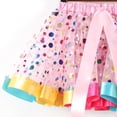 thumbnail image 5 of GYRATEDREAM Girls Layered Stars Sequins Tulle Tutu Princess Ballet Dress Kid Tutu Skirt Hairbow Tutu Skirts for 5-8y Pink, 5 of 8