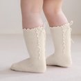 thumbnail image 5 of RFQWOVSR Baby Girls' Ruffle Bow Knee High Socks with Non-Slip Design, 5 of 6