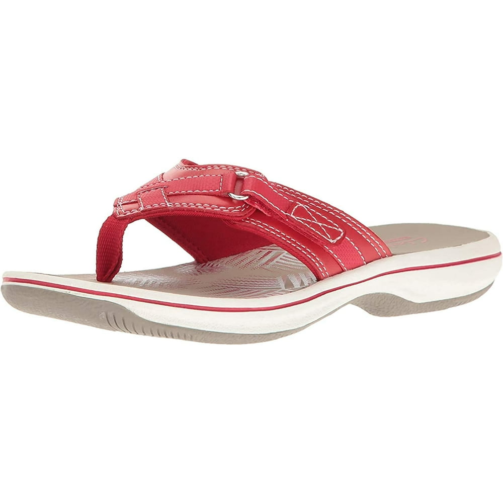 clarks flip flops womens