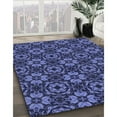 thumbnail image 2 of Ahgly Company Indoor Square Patterned Light Slate Blue Area Rugs, 3' Square, 2 of 6