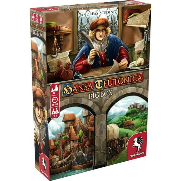 Pegasus Spiele 55148G - Hansa Teutonica Grande Boîte, Gris