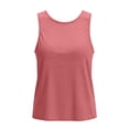 thumbnail image 6 of WCJM Women's Tanks and Camis Open Back Tank Top for Women Athletic Workout Yoga Top Sleeveless Backless Summer Slim Basic(Hot Pink,L), 6 of 7