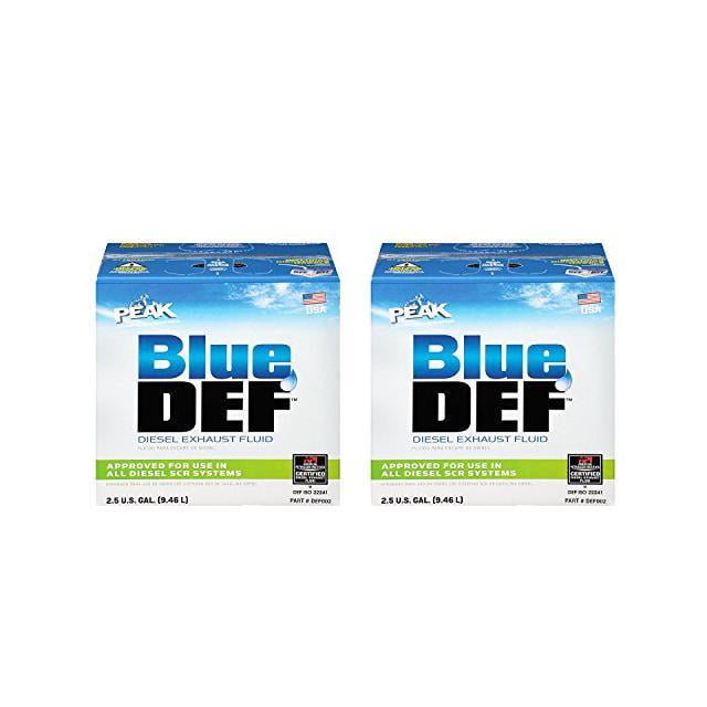Corchete Despertar Crueldad Blue Def DEF002-2PK Diesel Exhaust Fluid, 2.5 Gallon, 2 Pack - Walmart.com