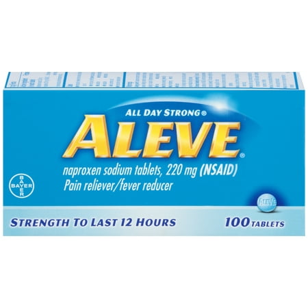 Aleve Pain Reliever Tablets - 100 CT (Best Pain Reliever For Upper Back Pain)