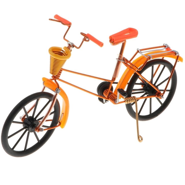 1:10 modelo de bicicleta diecast con cesta para decoración de Zulema Juguete de bicicleta de bicicleta Diecast