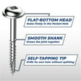 thumbnail image 4 of Kreg SML-F125-5000 Zinc Pocket Screws, 1 1/4 Inch, #7 Fine Thread, Maxi-Loc Head (5000 Count), 4 of 5