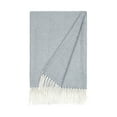 thumbnail image 4 of Comfort Canopy - Ultra Soft Duskblue Herringbone Throw Blanket with Fringed Edges - Made from 100% Acrylic for Ultimate Softness, 4 of 9