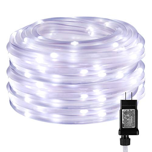 LE LED Rope Light with Timer, Low Voltage, 8 Mode, Waterproof