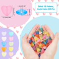 thumbnail image 3 of HLONK 200pc Transparent Acrylic Beads Frosted Flower Mixed Color, 3 of 6