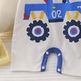 thumbnail image 7 of XZNPDUCQ Toddler Summer Romper One Piece Jumpsuit Bodysuit 12-15 Months Summer Clothes For Newborn Short Sleeved Romper Baby Bodysuit Childrens Clothing, 7 of 7