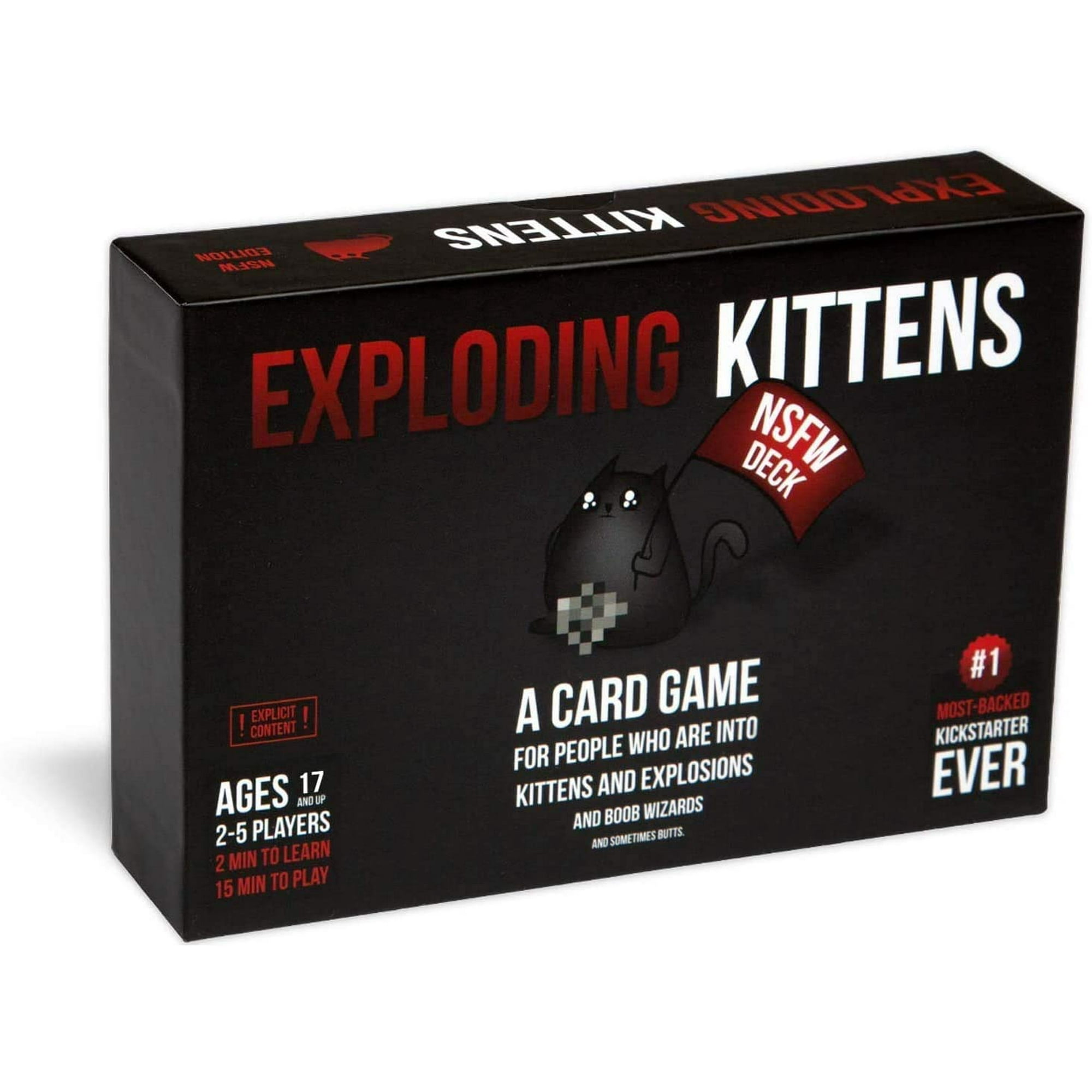 Exploding Kittens NSFW - ADULT Russian Roulette Card Game, Drinking Games  For Adults - Card Games for Adults & Teens - 2-5 Players, Black - Walmart.ca