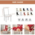 thumbnail image 4 of Dining Chair Covers Set of 4 Stretch Spandex Dining Room Chair Covers Parsons Chair Slipcovers Dining Chair Protector Anti-dust Chair Seat Protector for Dining Room Hotel, Kitchen, Party, 4 of 6