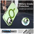 thumbnail image 6 of For iPhone 17 6.3" Case ,[Compatible with MagSafe] Cute Candy Color Drop Protection Slim Anti-Slip Shockproof Magnetic Phone Case,Green,For iPhone 17, 6 of 7