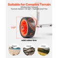 thumbnail image 3 of KFFKFF Kayak Cart with 250 lbs Load Capacity, Canoe Dolly Featuring 7.5-inch Solid Rubber Tires and Kickstand, Quick Assembly and Disassembly, Ideal for Kayaks, Canoes, and Paddleboards, 3 of 9