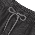 thumbnail image 7 of Wlynlyn Corduroy Pants for Women Drawstring High Waisted Pants Straight Leg Fall Winter Trousers Size L, 7 of 7