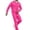 Hot Pink, variant on Men's Casual Zip Up Hoodie Tracksuit Set – Relaxed Fit Fleece Sweatshirt and Cargo Pants – 2 Piece Outfit for Spring Autumn Winter – S-XXXL