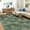 Green, variant on FairOnly 10'x13' Grey Machine Washable Area Rugs for Living Room Patchwork Modern Rugs Non Slip Soft Indoor Floor Rugs Bedroom Carpet