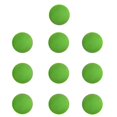 thumbnail image 5 of Xingzhi 10 Pieces EVA Foam Golf Swing Exercises Practice Training Balls Green, 5 of 5