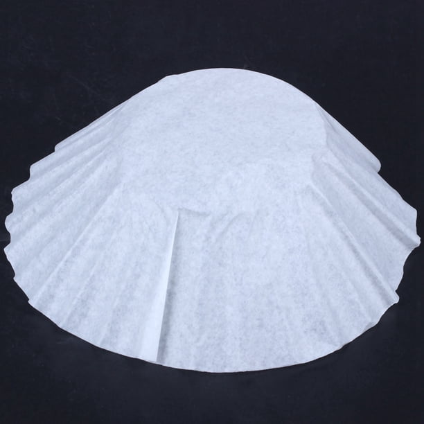 Lot De 100 Filtres à Coffee Jetables En Papier White 60/110 Mm