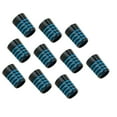 thumbnail image 2 of 10 piezas de casquillos de hierro para golf, casquillos para eje de palo de golf de 0,370, prácticos adaptadores de punta cónica para cuñas de hierro Negro Azul, 2 of 8