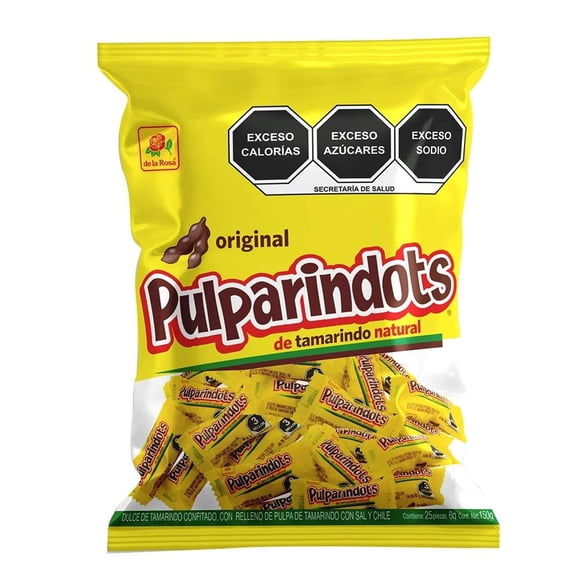 Dulce de tamarindo confitado De la Rosa Pulparindots 150 g