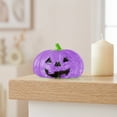 thumbnail image 5 of Voglyf Halloween Pumpkins Stress Balls Fidget Toys, Small Pastel Glitter Pumpkin Decor for Halloween Tabletop Mantle Tiered Tray Farmhouse Indoor Party Centerpiece Holiday Decoration Gift,Purple, 5 of 8
