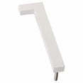 thumbnail image 3 of Montague Metal Products 8" Gold Floating or Flat Modern House Numbers 0-9 - 2, 3 of 7