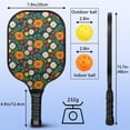 thumbnail image 4 of Pickleball Paddles Set,Pioneer Flower Floral Print Pattern Fiberglass Surface Pickleball Racket Set with 2 Indoor Outdoor Pickleball Balls and Pickleball Bag,Pickle-ball Equipment, 4 of 6
