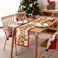 thumbnail image 5 of Christmas Gingerbread Man Candy Table Runner Winter Xmas Holiday Table Runners Decoration for Home Party Table Decor 13x72inch, 5 of 7