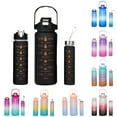 thumbnail image 6 of Water Bottle Plastic Gradient Color Matte Finish Style 4 for Home & Office Use BPA Free Food Grade Material Durable Construction Leak Proof Design Easy to Clean Dishwasher Safe Reusable, 6 of 8