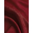 thumbnail image 5 of Burgundy Jacquard Satin Qipao Dress, Short Sleeve Button Front Cheongsam, 5 of 24