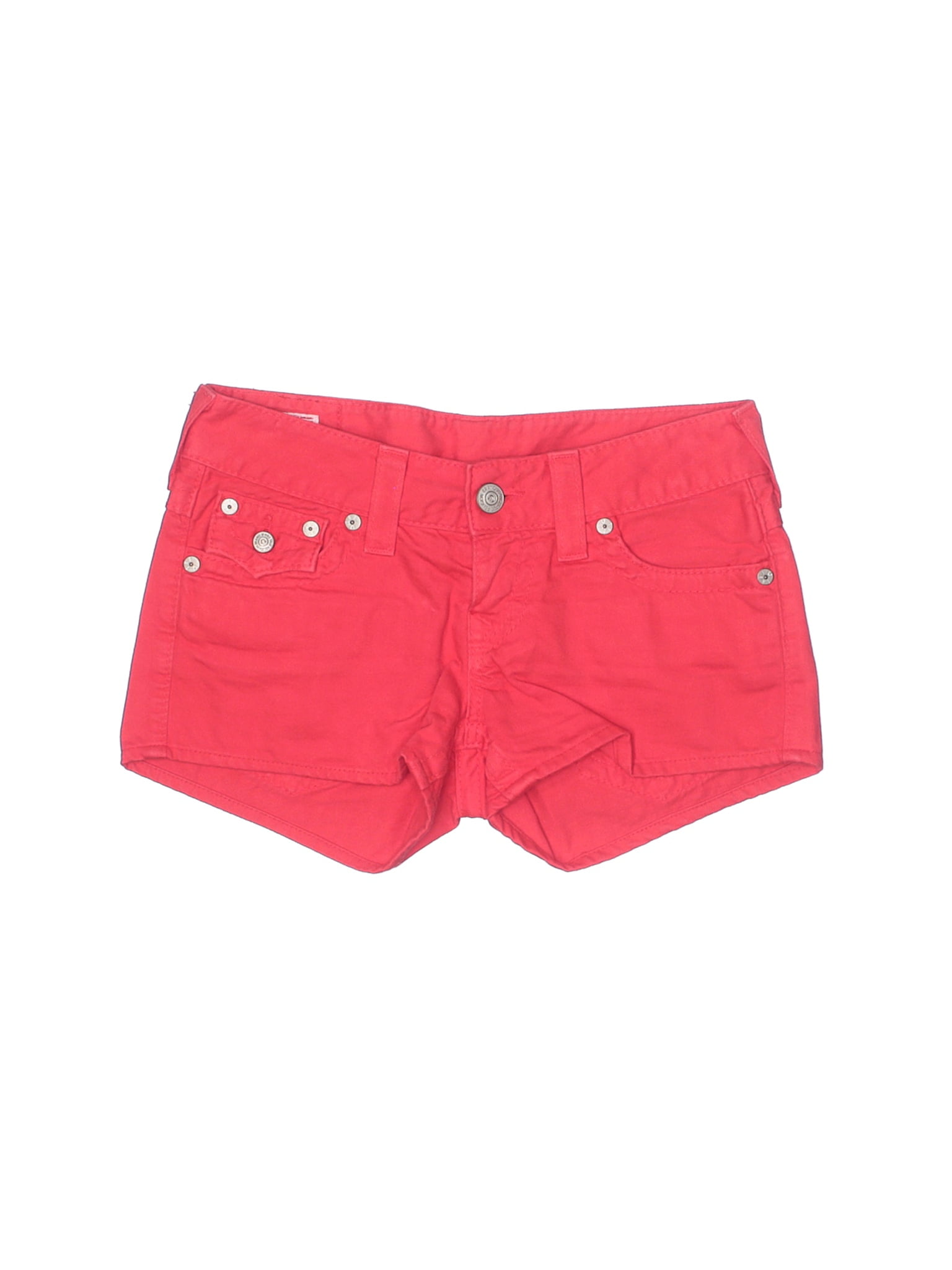 red true religion shorts womens