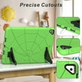 thumbnail image 5 of TECH CIRCLE for iPad 9/8/7 Generation 10.2 inch 2021 & 2020 and 2019 version ,Kids Protection,Heavy Duty Shock Resistant Rugged Protection case,with Kickstand for Kids ,Green+Black, 5 of 7