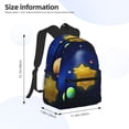 thumbnail image 2 of Fotbe Solar System Mochila Ligera Casual para Laptop para Hombres y Mujeres, Mochila Impermeable de Uso Diario, Mochila para Universidad, 2 of 6