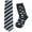 Black/Silver, variant on Scott Allan Men's Tie and Polka Dot Dress Sock Set