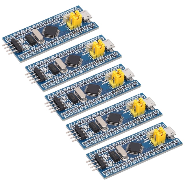 Carte de Développement de Système Minimum, Module de Carte de Base Stable de Circuit de MCU de Performance 5PCS pour la Détection Électrique de Bricolage